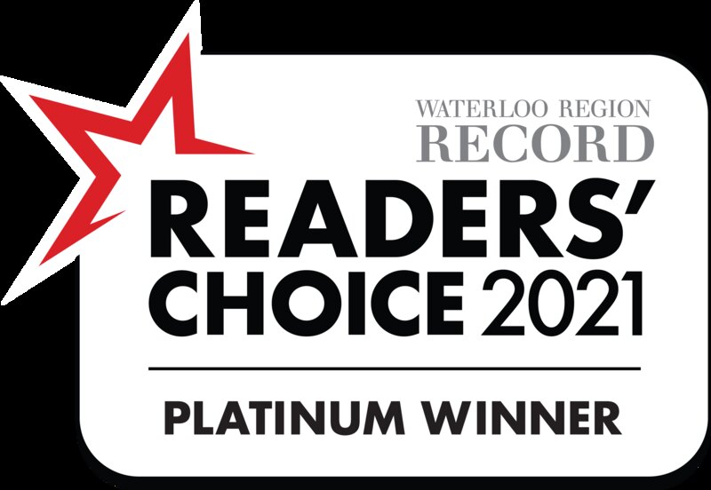 Readers' Choice 2021 Platinum award badge